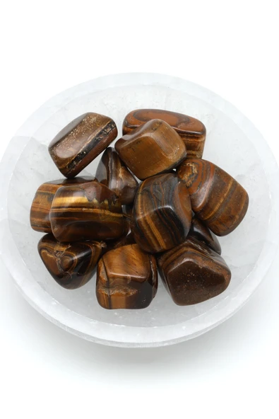 Kaplan Gözü Doğal Taş Tamburlanmış Parça - Tımbıl ürün görseli 1