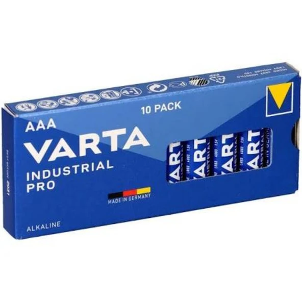 Pil Endüstriyel İnce Kalem Pil AAA 10 lu ürün görseli