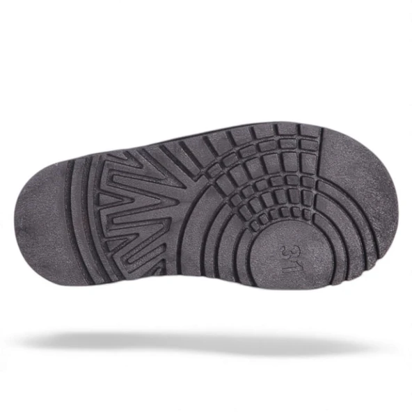 Skuaıter Garf Kahve Kız Çocuk İçi Kürklü Düz Bot - Resim 4