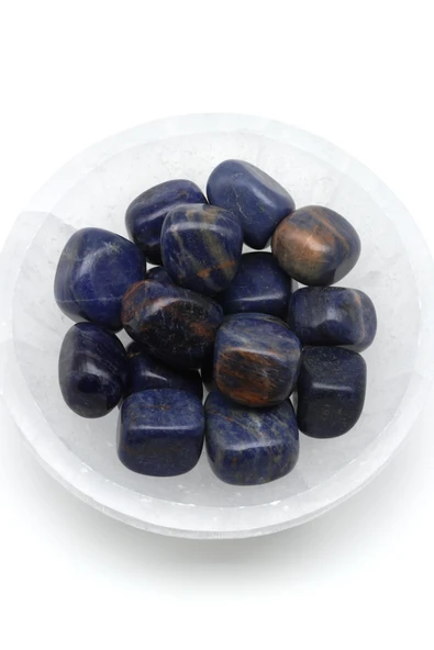 Sodalit Doğal Taş Tamburlanmış Parça - Tımbıl ürün görseli 1