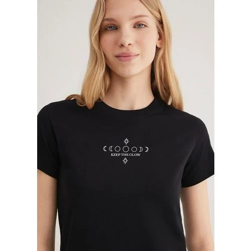 ASTROLOJİ BASKILI GRAFİK TİŞÖRT - Resim 6