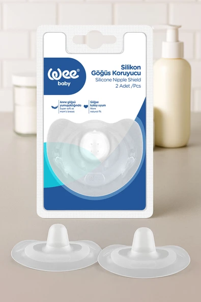 WEE BABY Silikon Göğüs Koruyucu - Resim 5