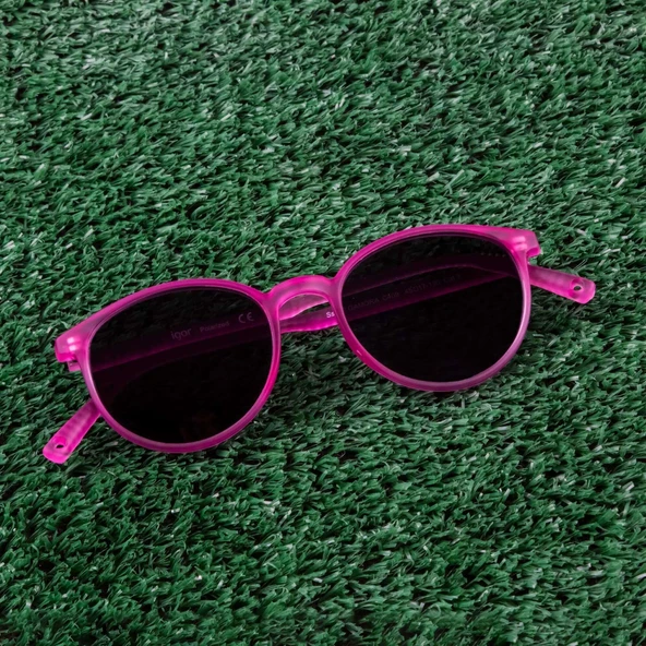 Igor SS292 Polarize-%100 UV Protection Çocuk Güneş Gözlüğü  Pembe - Resim 4