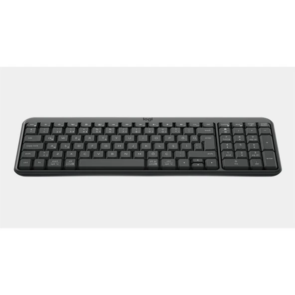 LOGITECH K250 TAM BOYUTLU KOMPAKT BLUETOOTH TÜRKÇE Q KLAVYE GRİ 920-013460 - Resim 2