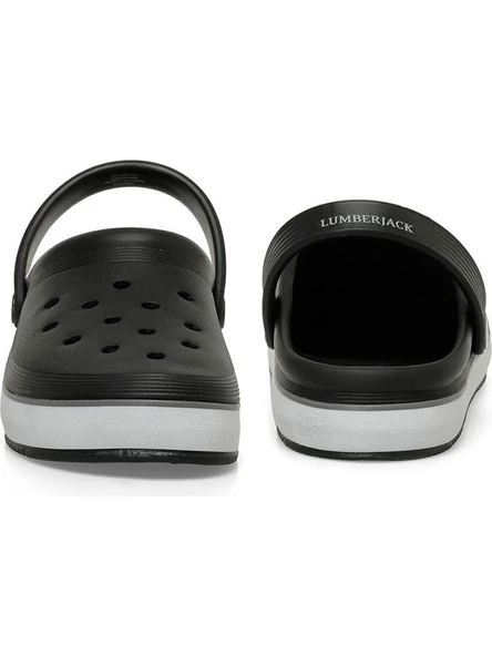 LUMBERJACK MADMAX 5FX SİYAH COMFORT ANATOMİK SABO TERLİK SANDALET - Resim 6