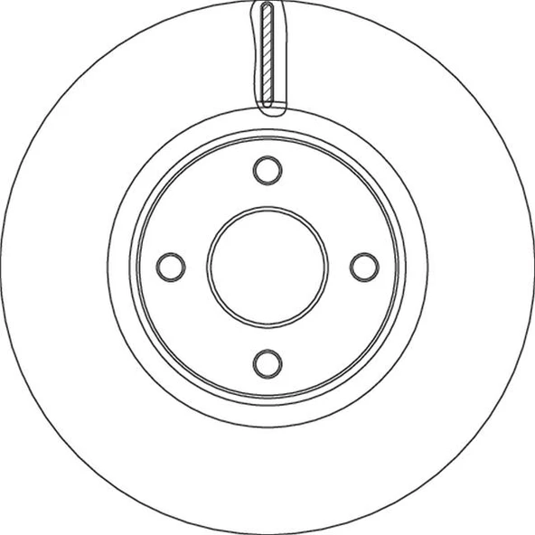 TRW DF6761S ÖN FREN AYNASI ECOSPORT 14> 2147409-GN15-1125-CA ürün görseli 1