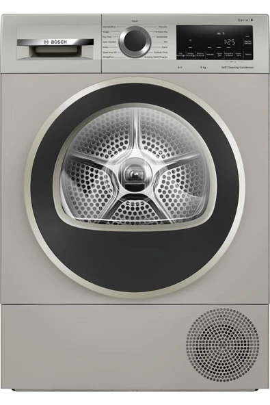 Bosch WQG244CTTR 9 Kg A++ Gri Kurutma Makinesi ürün görseli