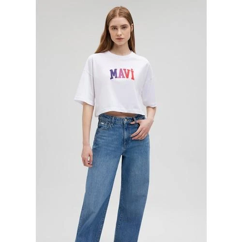 MAVI BASKILI TİŞÖRT - Resim 3