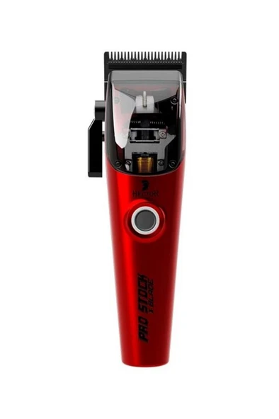 Hector Pro Stock X Blade 1100 Devir Profosyonel Tıraş Makinesi Kırmızı - Resim 3