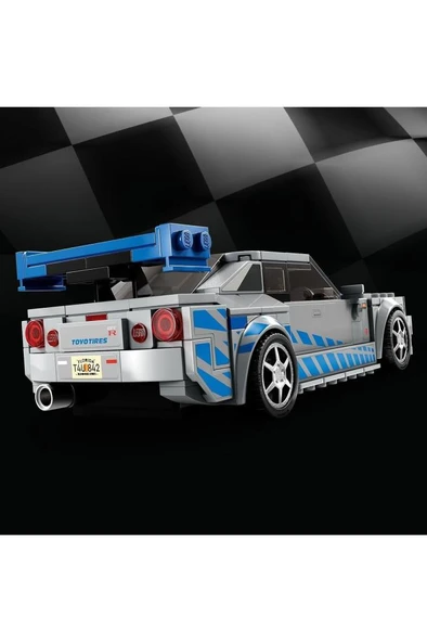 LEGO Speed Champions Daha Hızlı Daha Öfkeli Nissan Skyline Gt-r (R34) 76917 (319 PARÇA) - Resim 4