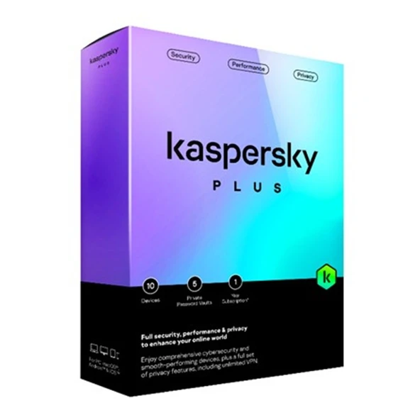 KASPERSKY PLUS ELEKTRONIK LISANS 3 KULLANICI 1 YIL ürün görseli