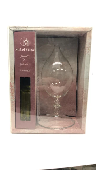 LEBRON Üfleme Cam Kandil+Kandil Yağı hediyeli Set3 Uzun - Resim 2