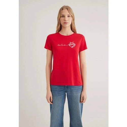 BİSİKLET BASKILI GRAFİK TİŞÖRT - Resim 7