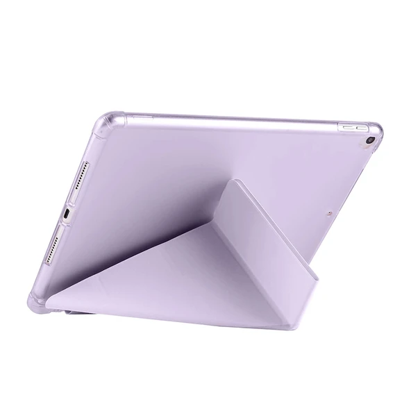 Apple iPad Pro 10.5 (7.Nesil) Kılıf Zore Tri Folding Kalem Bölmeli Standlı Kılıf - Resim 3