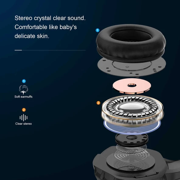 Zore Onikuma K5 Oyuncu Kulaklığı 3.5mm - Resim 5