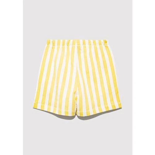 ÇİZGİLİ ÖRME ŞORT - Resim 6