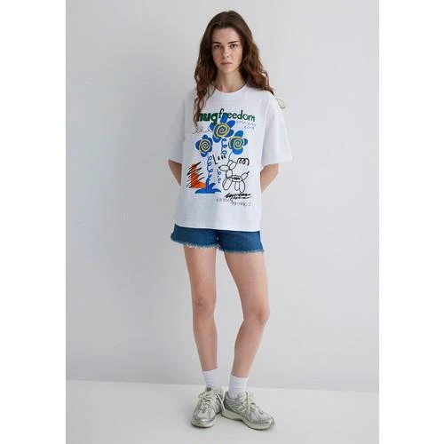 GRAFİK BASKILI MODELLİ TİŞÖRT - Resim 6