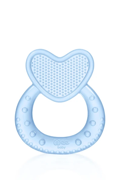 WEE BABY Kalpli Silikon Diş Kaşıyıcı Mavi ürün görseli 1