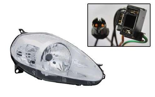 TYC FIA10PU001 FAR SAĞ FIAT GRANDE PUNTO 04>10 ELEKTRİKLİ H4 KROM 51701594 ürün görseli 1