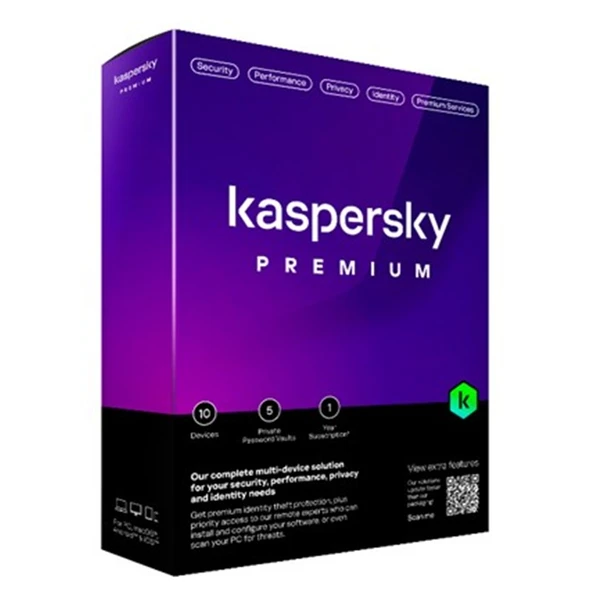 KASPERSKY PREMIUM ELEKTRONIK LISANS 3 KULLANICI 1 YIL ürün görseli