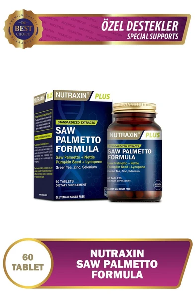 Nutraxin Saw Palmetto Formula 60 Tablet ürün görseli