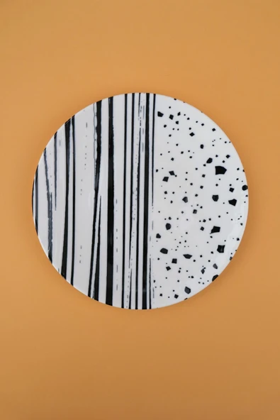 Tabak Evi Porselen Sidereal Kahvaltı ve İkram Takımı 6 Kişilik 14 Parça - Resim 8