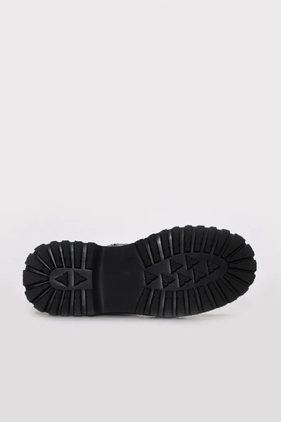 Hakiki Deri Kürklü  Kadın Klasik Bot 710KZA6010 - Resim 10