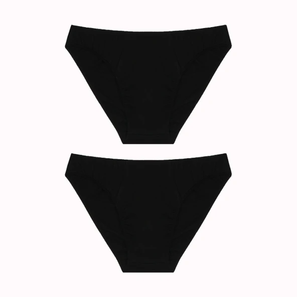 Büyük Beden Doğal Pamuklu AZO Test Onaylı İnce Lastikli 2li Erkek Külot - Resim 5