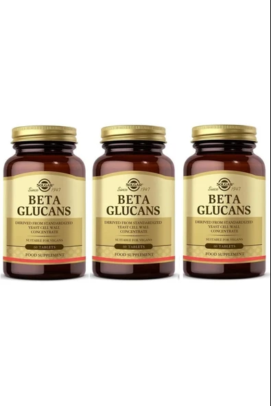Solgar Beta Glucans 60 Tablet 3 Adet ürün görseli
