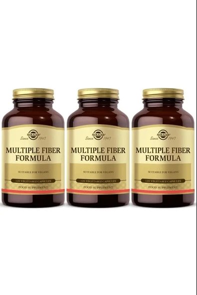 Solgar Multiple Fiber Formula 120 Kapsül 3 Adet ürün görseli