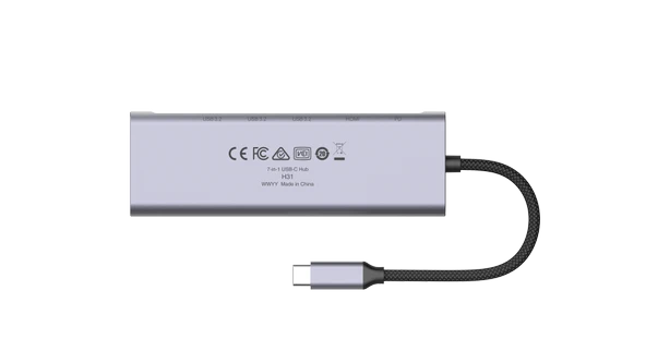 LEXAR LPAH31N-RNHNG 7-IN-1 USB-C HUB USB 3.2 GEN1 TYPE-C 3xUSB-A HDMI SD MICROSD SLOT PD 100W ürün görseli