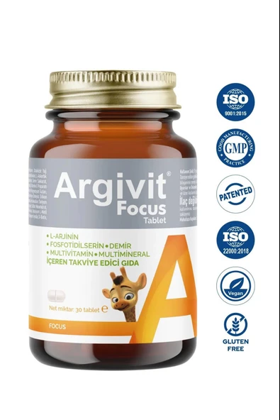 Argivit Focus 30 Tablet 5 Adet - Resim 3