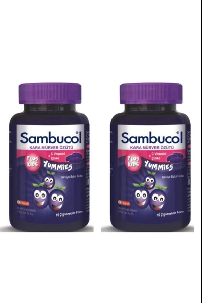 Sambucol Plus Kids Yummies 60 Adet 2 Adet ürün görseli