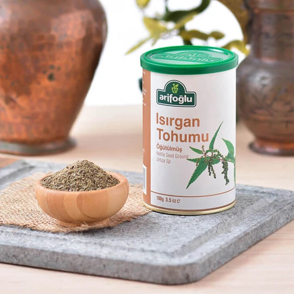 Arifoğlu ısırgan Tohumu Öğütülmüş 100g ürün görseli