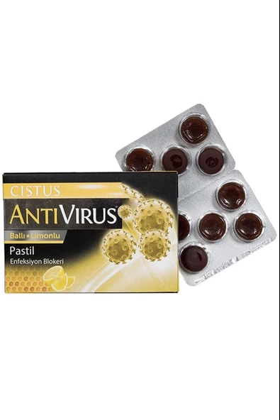 Cistus Antivirüs Ballı Limonlu Pastil 10'lu ürün görseli