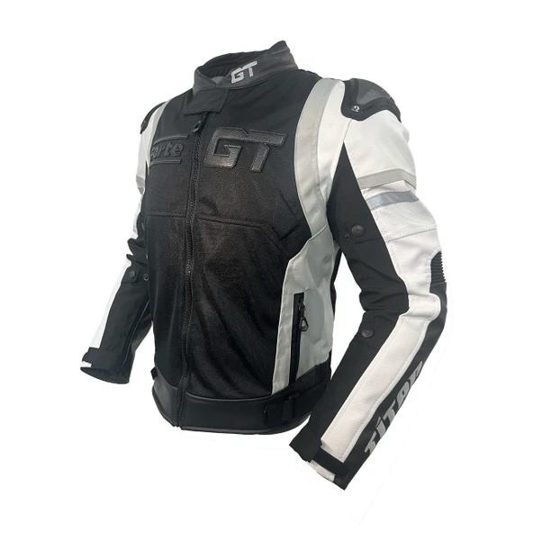 Forte GT 2003001 Titan Hörgüçlü Motosiklet Montu Beyaz - Resim 2