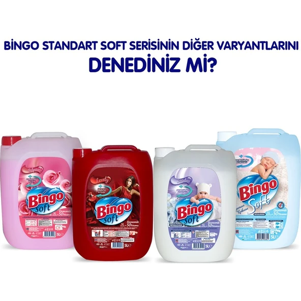 Bingo Soft Lavanta Rüzgarı Çamaşır Yumuşatıcısı 5L - Resim 4