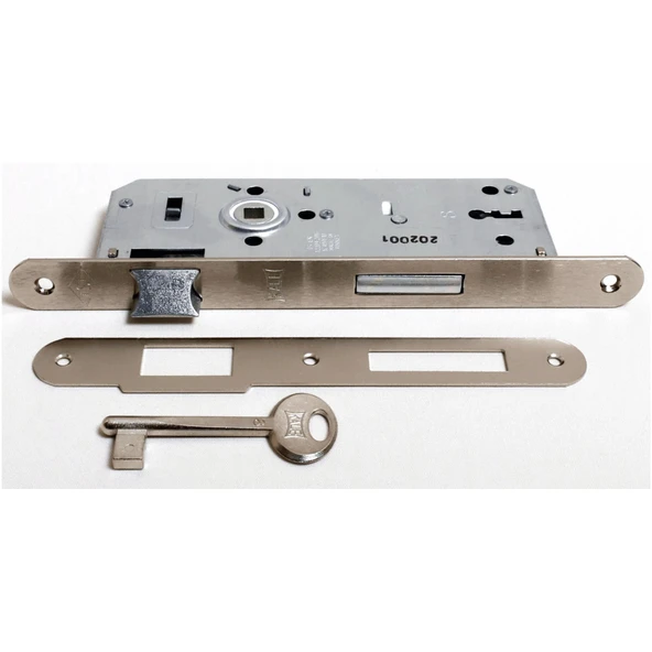 KALE KİLİT 151R 35MM İÇ Kapı Gömme Kilit Oval Kenar - Resim 3