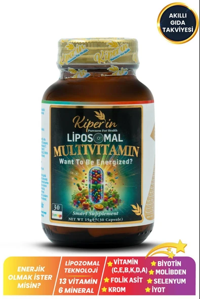 Kiperin Multivitamin Lipozomal 30 Kapsül ürün görseli