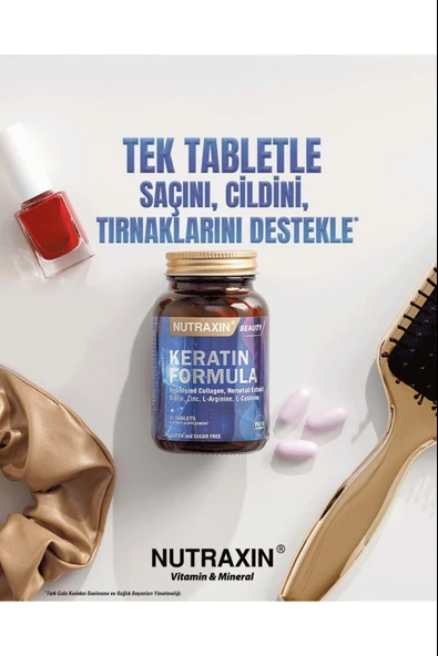 Nutraxin Keratin Formula 60 Tablet 2 Adet - Resim 4