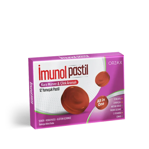İmunol Karamürver & Çilek 12 Pastil ürün görseli