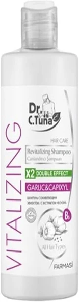 FARMASİ Dr.C.Tuna Vitalizing Sarimsakli Şampuan 225 ml - Resim 2