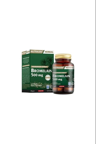 Nutraxin Bromelain 60 Kapsül - Resim 2