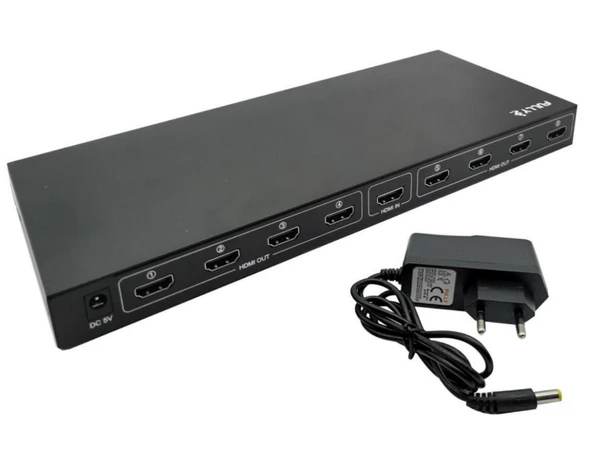 G-538J 8 PORT HDMI SPLITTER DAĞITICI ürün görseli