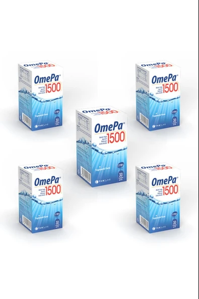 Omepa Balık Yağı 1500 mg 30 Kapsül 5 Adet ürün görseli