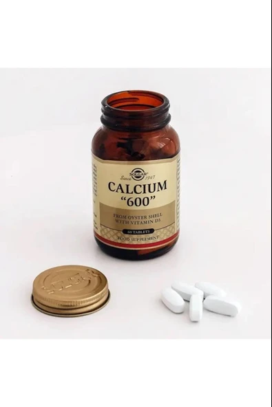 Solgar Calcium Oyster Shell 600 Mg 60 Tablet 3 Adet - Resim 2