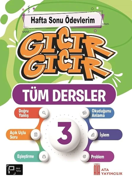 3. Sınıf Gıcır Gıcır Tüm Dersler Soru Bankası ürün görseli