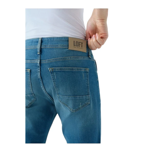 Erkek Justin Skinny Fit Jean Pantolon - Resim 7