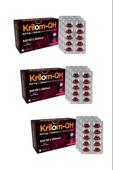 Krilom QH 30 Yumuşak Kapsül 3 Adet ürün görseli