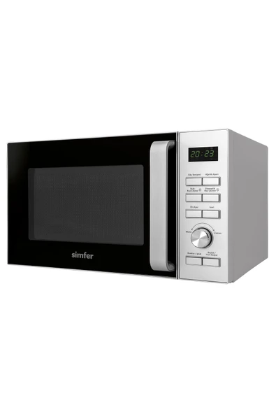 Simfer SK4608 23 lt Inox Mikrodalga Fırın - Resim 2